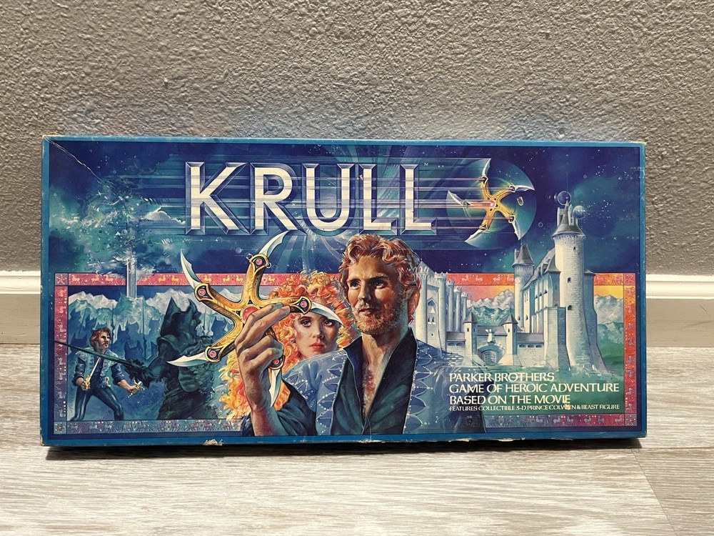 1983 Krull Movie Board Game Of Heroic Adventure Parker Brothers Vtg Incomplete