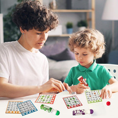 Bingo Paper Game Cards – 1 Card -100 Books of 10 Sheets