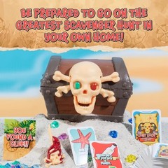 Lost Loot DIY Pirate Scavenger Hunt Card Game for Kids & Family- Treasure Hunt