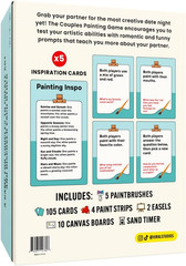 The Couples Painting Game – Date Night Card & Painting Kit | Fun DIY Activity wi