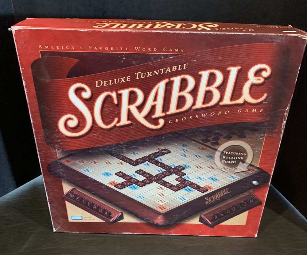 Milton Bradley 4034 Scrabble Deluxe Edition Board Game