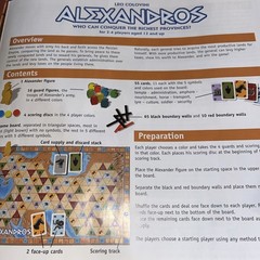 Alexandros Board Game Ages 12+, 2-4 Players, Leo Colvini Conquer Rich Provinces