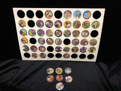 Vintage 1990s US State government Collectible POGS Sheet United States