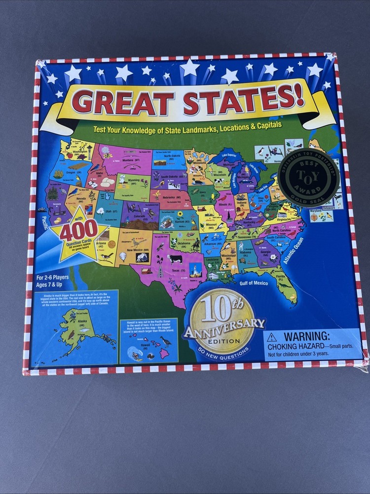 GREAT STATES Game 10th Anniversary Edition