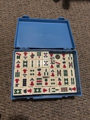 Xiangqi Mahjong Set 108 Tiles With Set Of Dice