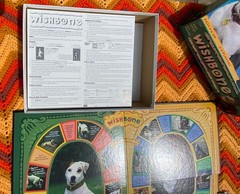 1997 University Games Wishbone the Dog Board Game PBS COMPLETE!