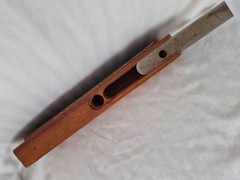 VTG Cribbage Board Metal & Wood C.W. Lecount?