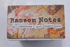 Ransom Notes Game COMPLETE Charty Party 2023 Word Magnets