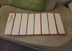 Vintage Korean Pung Poong Game Board With Vintage Print Graphics