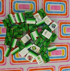 Forest Wizard Pearls Mahjong Set Of Tiles American Mahjong Mahj Oh My Line Set