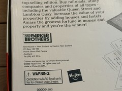 Monopoly New Zealand Edition 2000 Parker Brothers Complete 11 Tokens Rare Hasbro