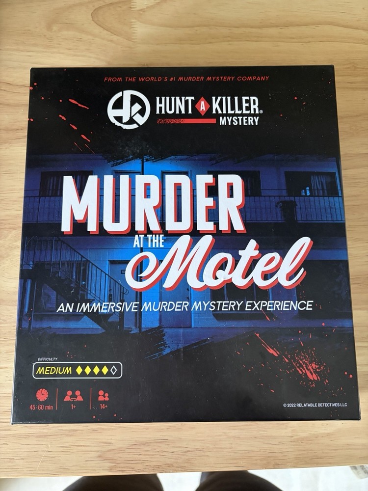 Murder At The Motel Mystery Game by Gnomish hat COMPLETE
