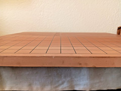 Vintage Go Game Set, Real Traditional Seashell and Slate Pieces, folding Used.