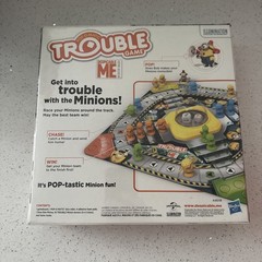Trouble Game Despicable Me Minion Edition 2014 Hasbro Game Pop-O-Matic Complete