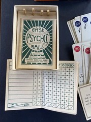 Rare 1920s Psychic Baseball Game Pre-War Card/Board Game Complete w/Box & Rules