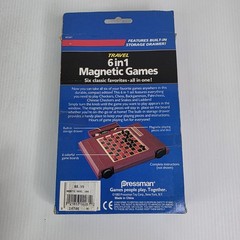 Vtg Pressman 6 in 1 Travel Magnetic Games to Go 1994 and Pass the Pigs Game 1991