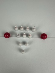 Mini Bowling Set Lot of 2 Indoor Tabletop Bowling Game Pins Balls Toy Set