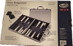 Pavilion Toys ‘R Us Backgammon In Silver Case Black White Red