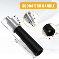 Criditpid 30004175K Wooden Fallaway Handle for Vermont 30004175K, Black