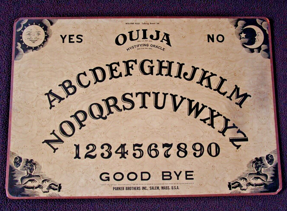 Parker Brothers ~ OUIJA Board ~ BIG 22″ Older Issue, 1960’s ~ No Box ~ VGC