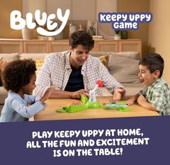NEW – Bluey Keepy Uppy Game, Motorized Toddler Game W/ Chili & Bingo Paddles