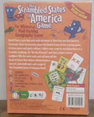 Scrambled States Of America Card Game Deluxe 10th Anniversary 2011 NO Book