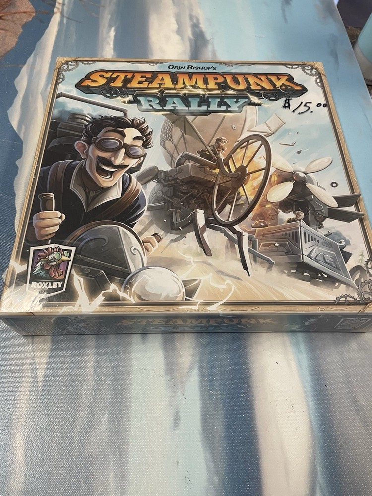 Steampunk Rally – Board Game 3rd Edition by Roxley Games – NEW – Still Sealed