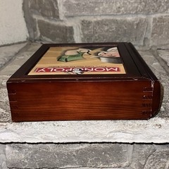 Monopoly Bookshelf Edition Vintage 42749 Wooden Wood Hasbro – See Description