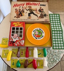 Vintage 1969 Ideal Hurry Waiter! Game for 3 – 6 players Boxed and Complete