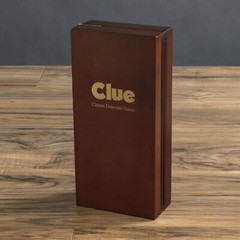 Clue Deluxe Travel Edition Wooden Folding Board Game Road Trip Free Shipping