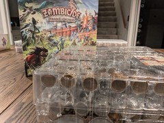 Zombicide White Death Kickstarter Frozen Fortress Used (READ DESCRIPTION)