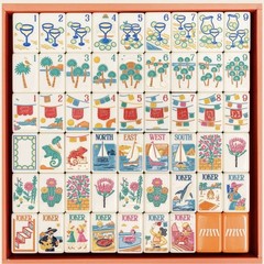 Baja Mahj Inspired 3-Layer American Mahjong Tiles