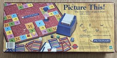 *NEW OPEN BOX* Vintage Pictionary 1993 – 2000 Edition Board Game Milton Bradley