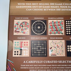 Classic Games Collection 100-Game Set – Board & Card Games for 1–8