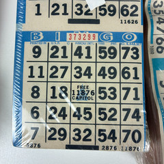 Vintage Arrow International Bingo Paper Cards Lot NOS Wrapped 1986