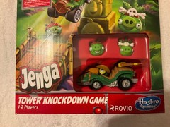 Angry Birds GO! Jenga Tower Knockdown Game Hasbro Gaming