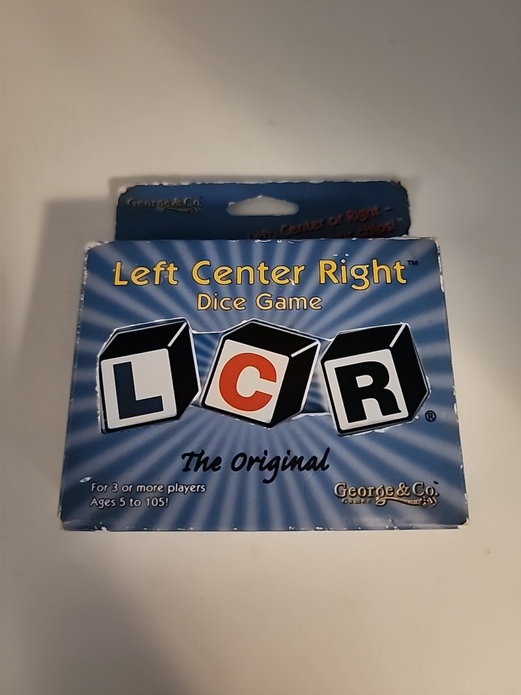 George and Company Left Center Right Dice Game.