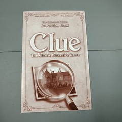 Clue Premier Collector’s Edition Restoration Hardware 3D Wooden Board Game 2007