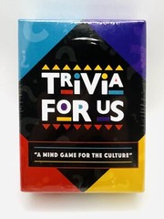 Trivia For Us ~ A Mind Game For The Culture~Black Culture Trivia Party Game New