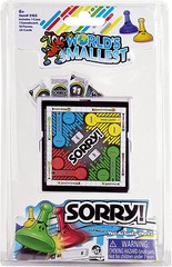 Worlds Smallest SORRY Board Game Dollhouse Miniature
