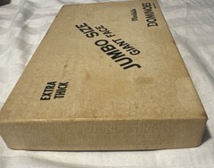 Extra Thick Jumbo Size Giant Face Marblelike Dominoes Made In USA￼