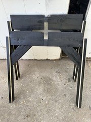 Mesa De Domino En Madera Costumizada De Bad Bunny Dtmf