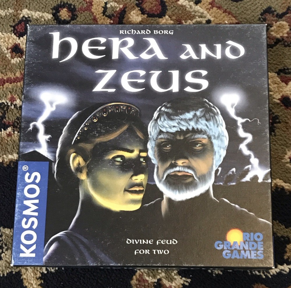 Hera and Zeus Board Game Rio Grande Games KOSMOS Richard Borg 2000 Complete