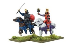 Samurai Horsemen – 28mm Scale Plastic Miniatures for Pike & Shotte Highly Detail