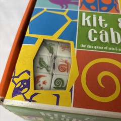 1997 Gamewright KIT & CABOODLE Dice Game of Sets & Science 1~3 Players Ages 8+