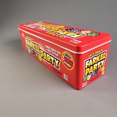 Farkel Party Dice Game Complete w. score cards & instructions original metal box