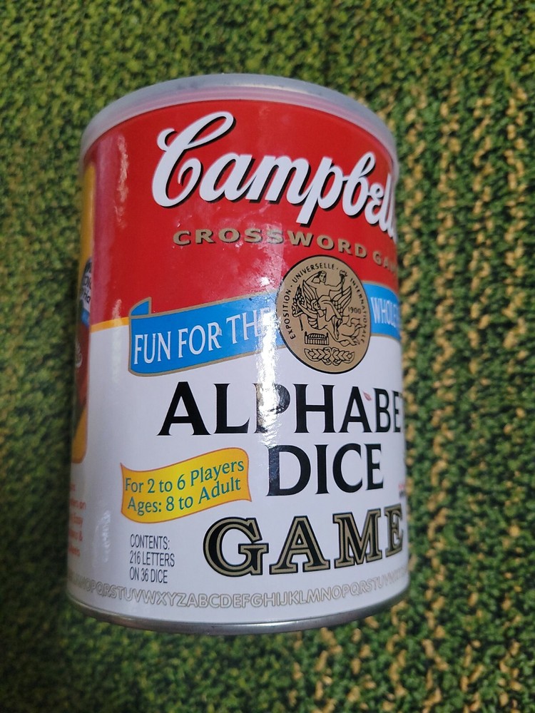 TDC Games Campbell’s Alphabet Dice Game