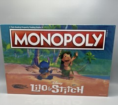 Lilo & Stitch Monopoly Board Game (2019, Hasbro) New Factory Sealed!!!!