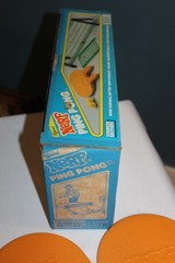 VTG 1980s Nerf Ping Pong Table Tennis Set Complete Parker Brothers Toy w Box