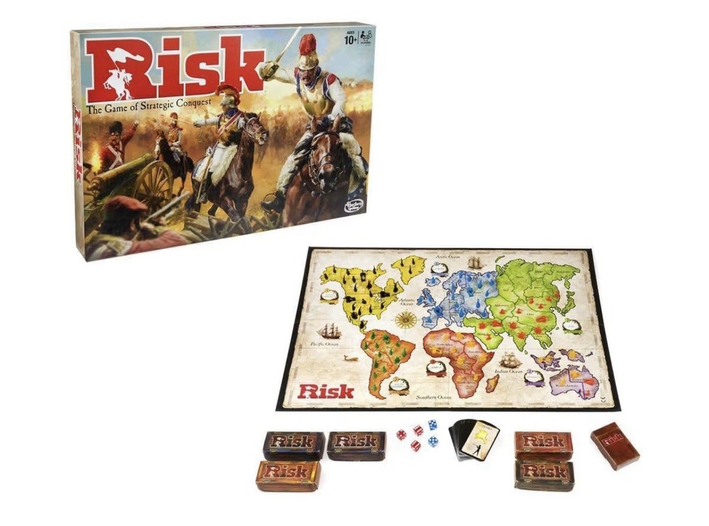 Risk The Game of Strategic Conquest Board Game Hasbro. New-Factory Sealed